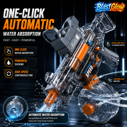 BlastGlow™ Light-Up Electric Water Blaster
