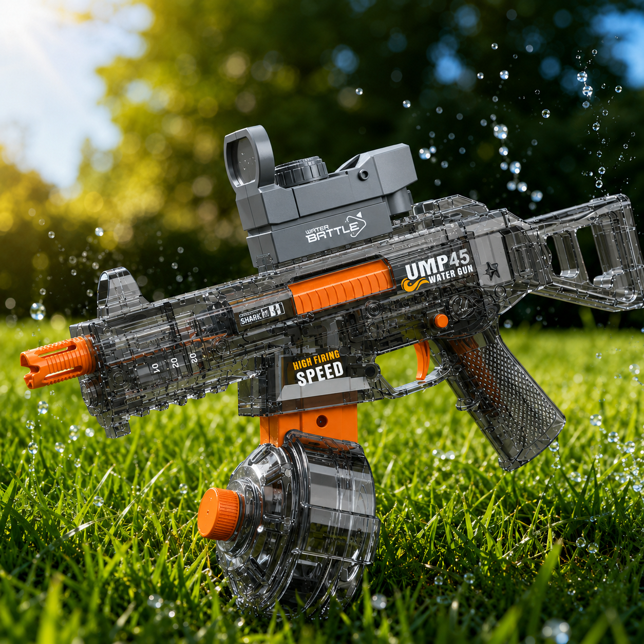 BlastGlow™ Light-Up Electric Water Blaster
