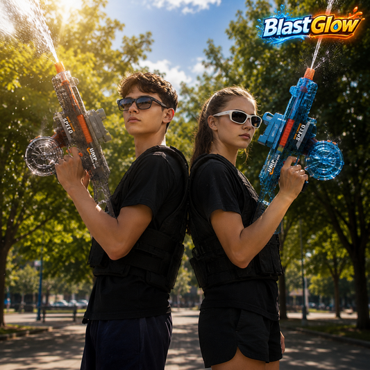 BlastGlow™ Light-Up Electric Water Blaster
